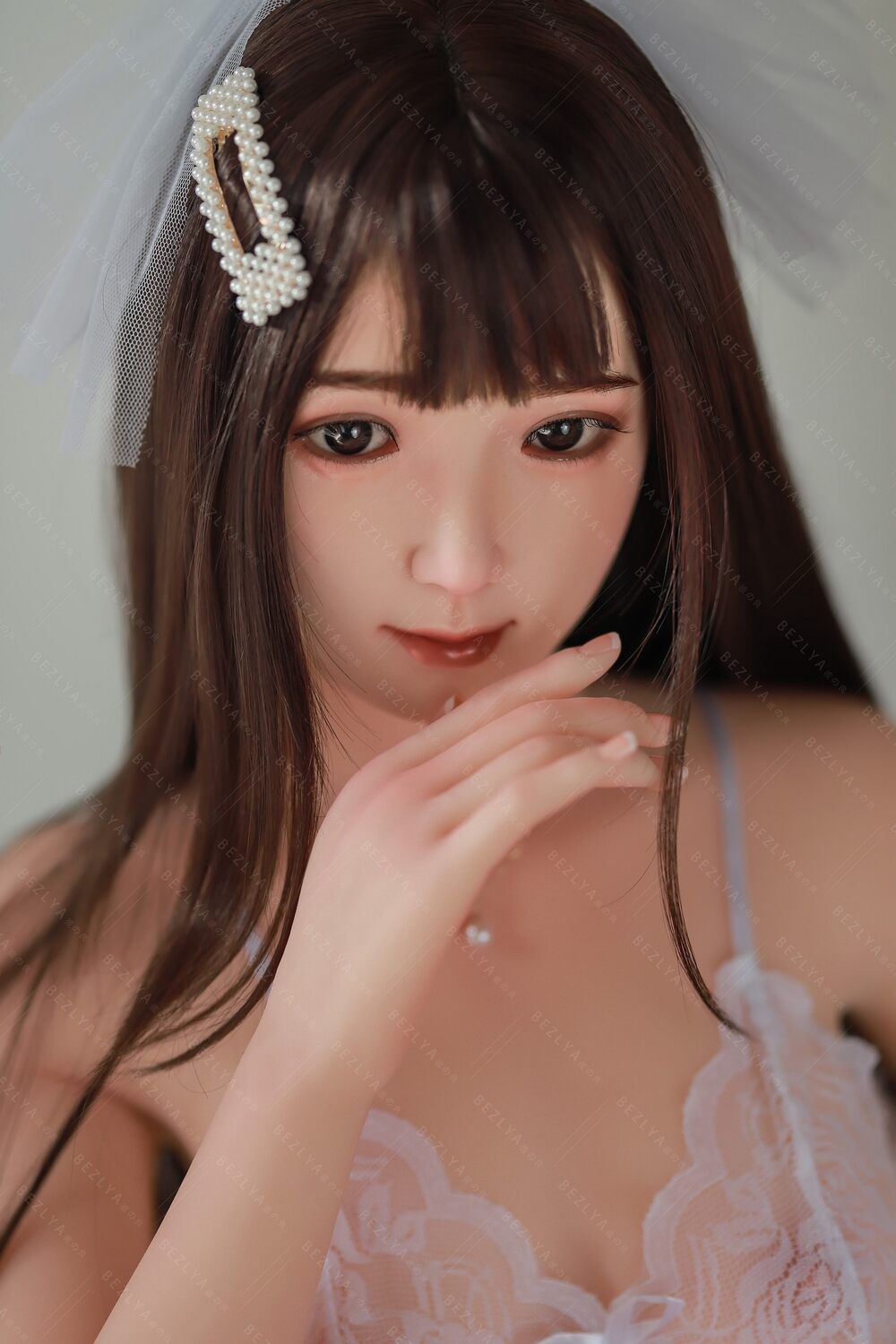 155cm/5ft1 A-cup Silicone Head Sex Doll – Olive Lizzie - FavDoll